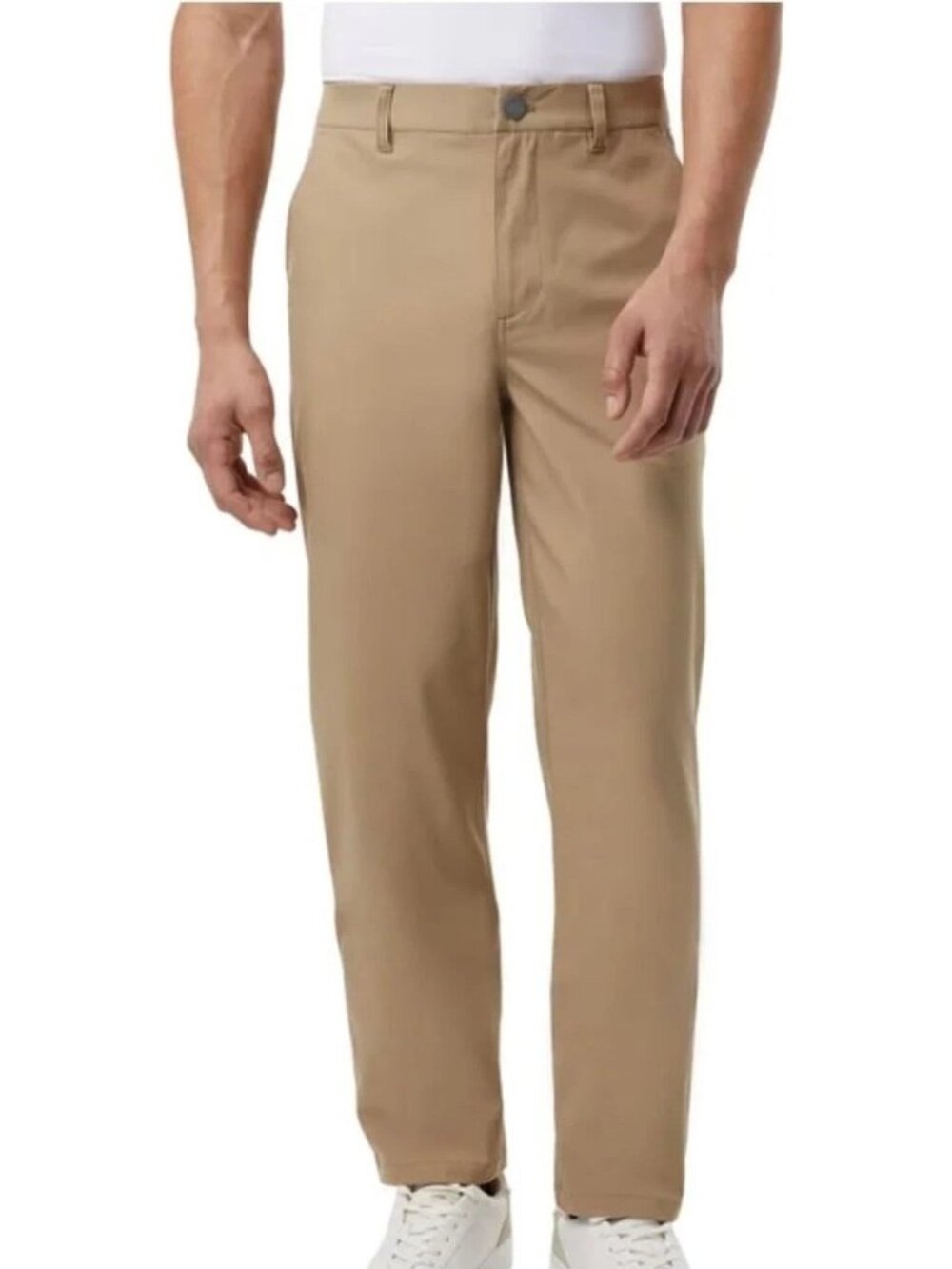 NWOT 32 Degrees Men's 32x30 Beige Flat Front Lightweight Stretch Tech Pants